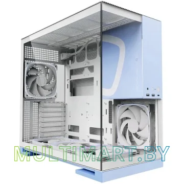 Корпус Geometric Future Model 5 5FAN (белый/голубой)